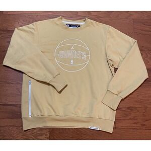 Jordan Brand Charlotte Hornets Mens Crew Neck NBA Engineered Large Tall Excellen